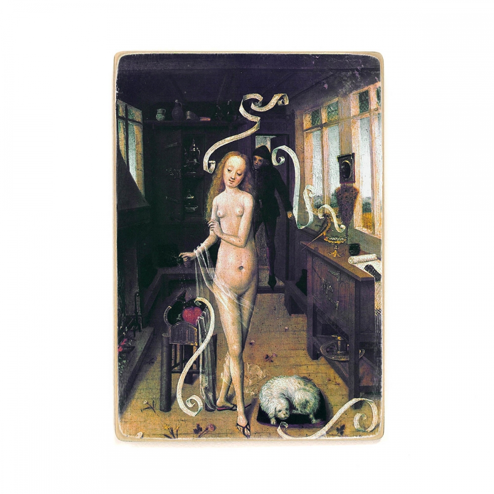 

Деревянный постер Искусство The Love Spell. 15th Century А2