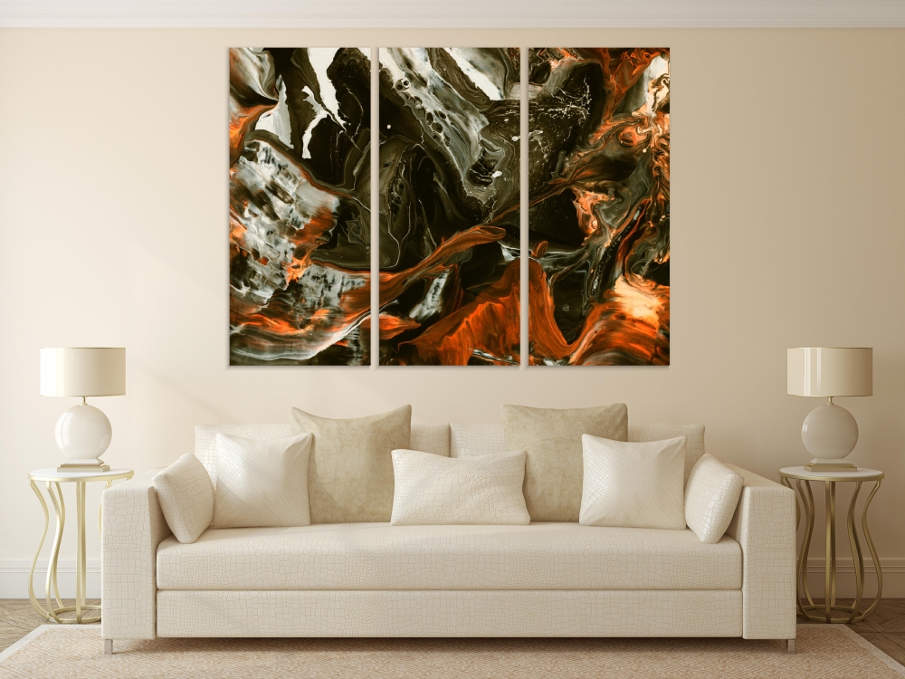 

Картина на холсте Модульные Модульная картина Background Painting 3 картины 40х80 см.