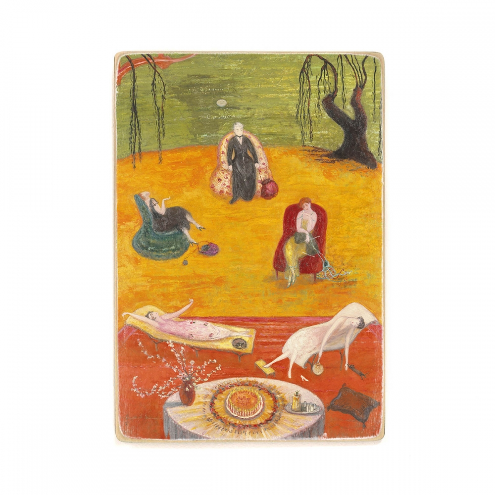 

Деревянный постер Искусство Florine Stettheimer - Heat А1