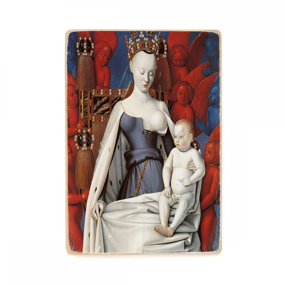 

Деревянный постер Искусство Madonna lactans - Jean Fouquet (1452-1458) А2