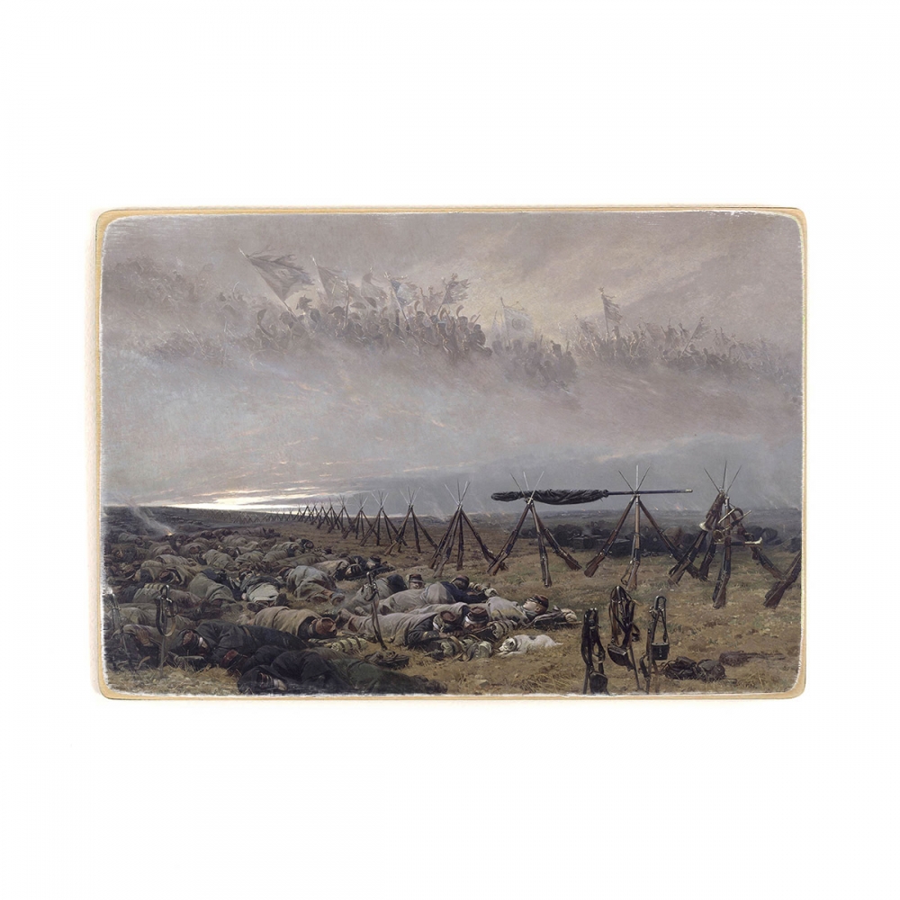 

Деревянный постер Искусство Edouard Detaille - The Dream А2