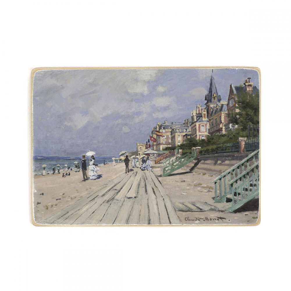 

Деревянный постер Искусство Claude Monet - The Beach at Trouville А1