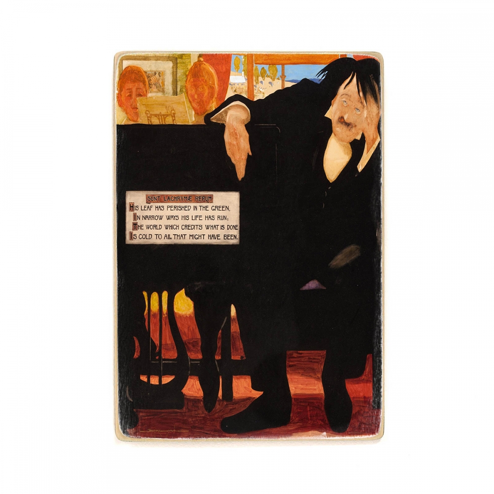 

Деревянный постер Искусство William Blamire Young - The musician А1