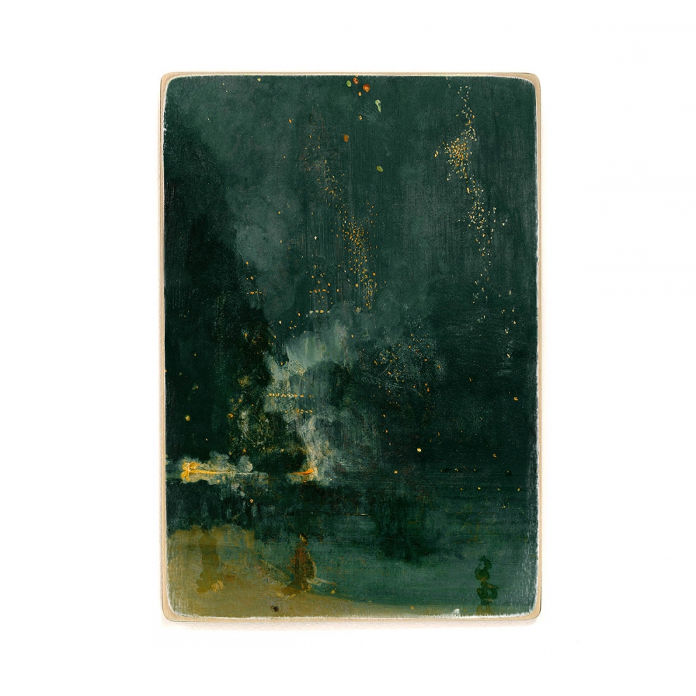 

Деревянный постер Искусство James Whistle - Nocturne In Black and Gold А2