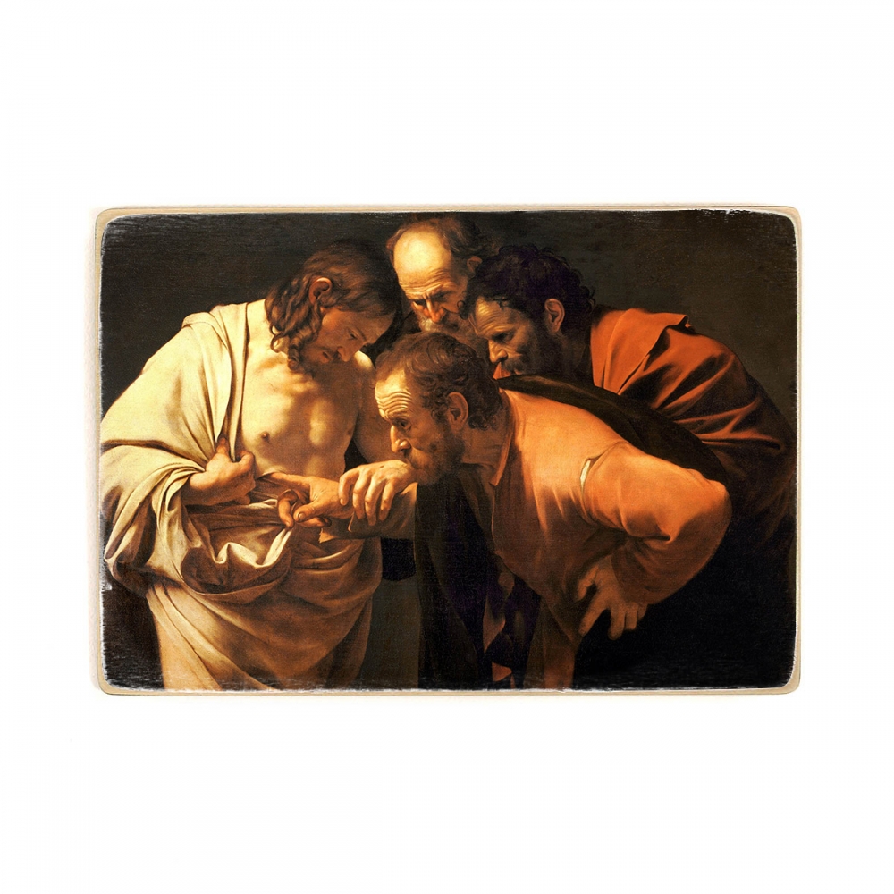 

Деревянный постер Искусство Caravaggio - The Incredulity of Saint Thomas А2