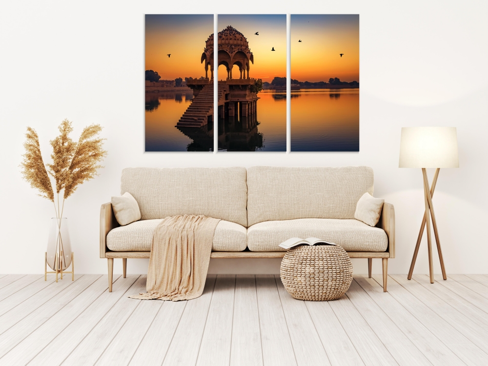 

Картина на холсте Модульные Модульная картина Ancient Ruins 3 картины 40х80 см.