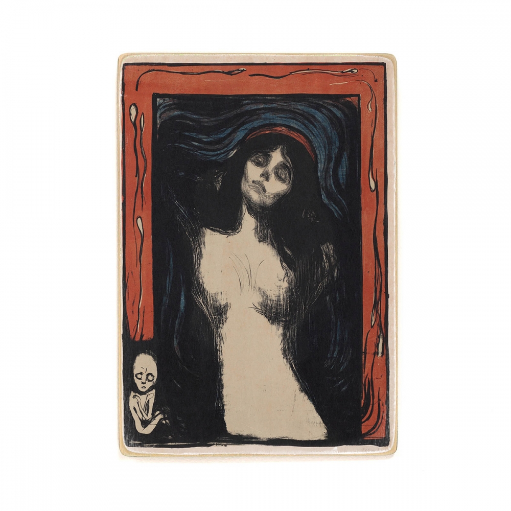 

Деревянный постер Искусство Edvard Munch - Madonna А2