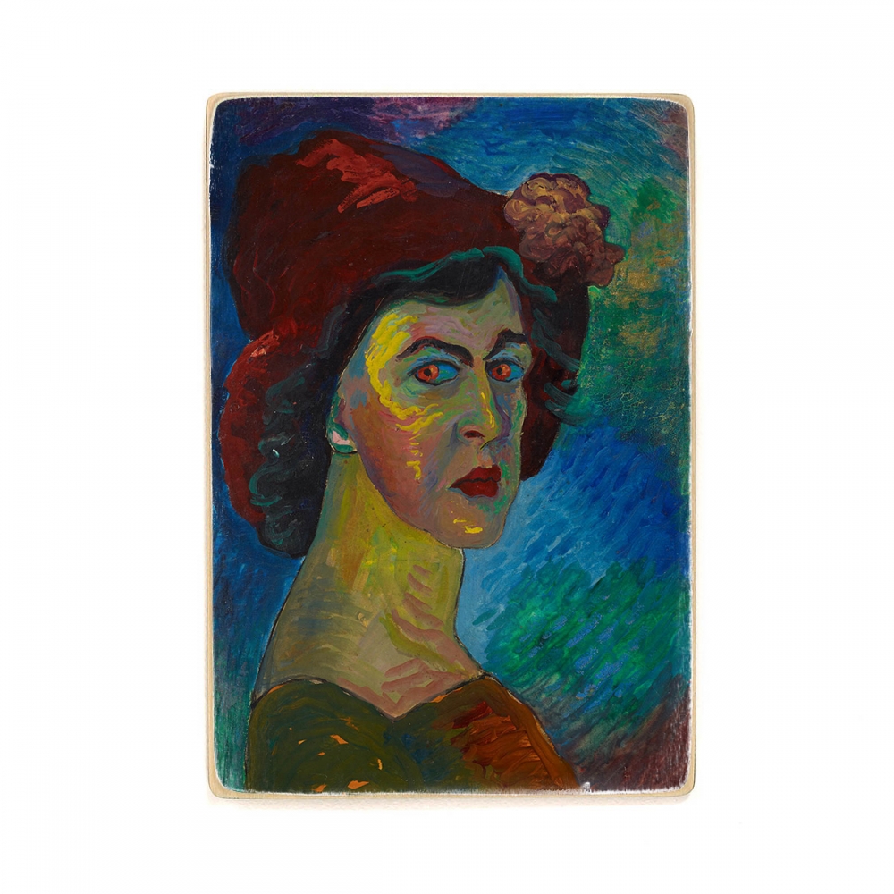 

Деревянный постер Искусство Werefkin, Marianne von - Selfportrait I А1