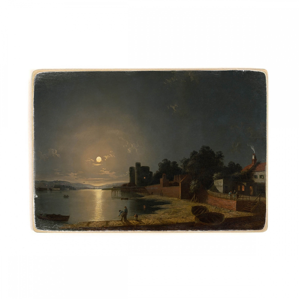 

Деревянный постер Искусство Henry Pether - Upnor Castle, Kent А2