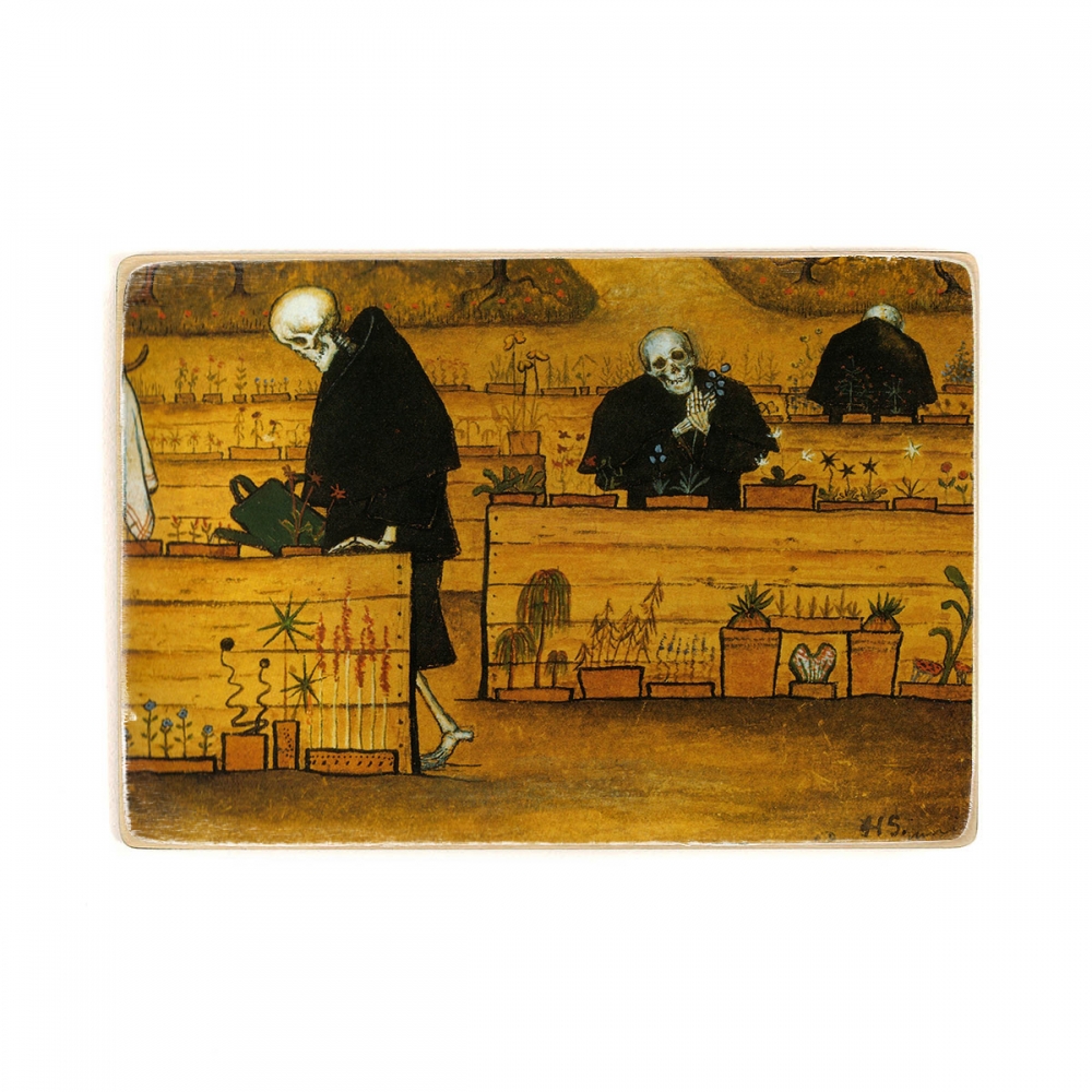 

Деревянный постер Искусство Hugo Simberg Garden of Death А2