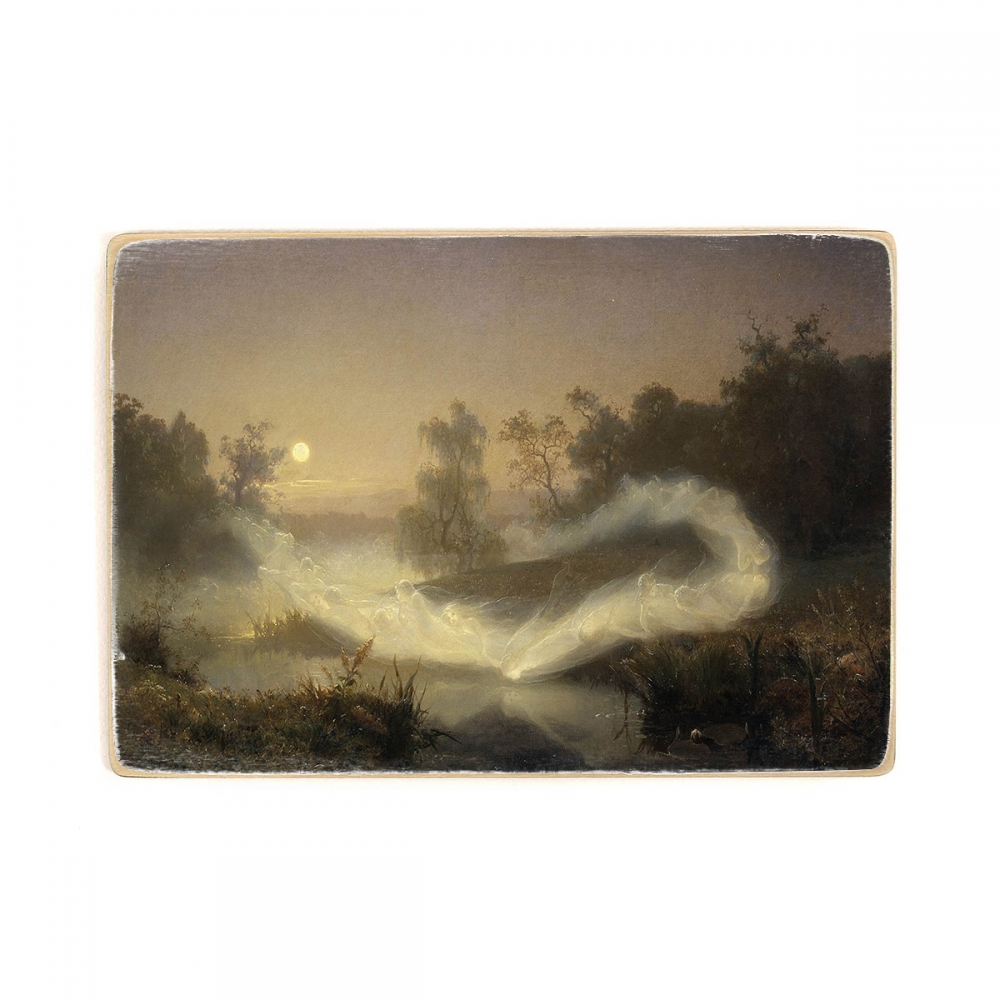 

Деревянный постер Искусство August Malmström - Dancing Fairies А1