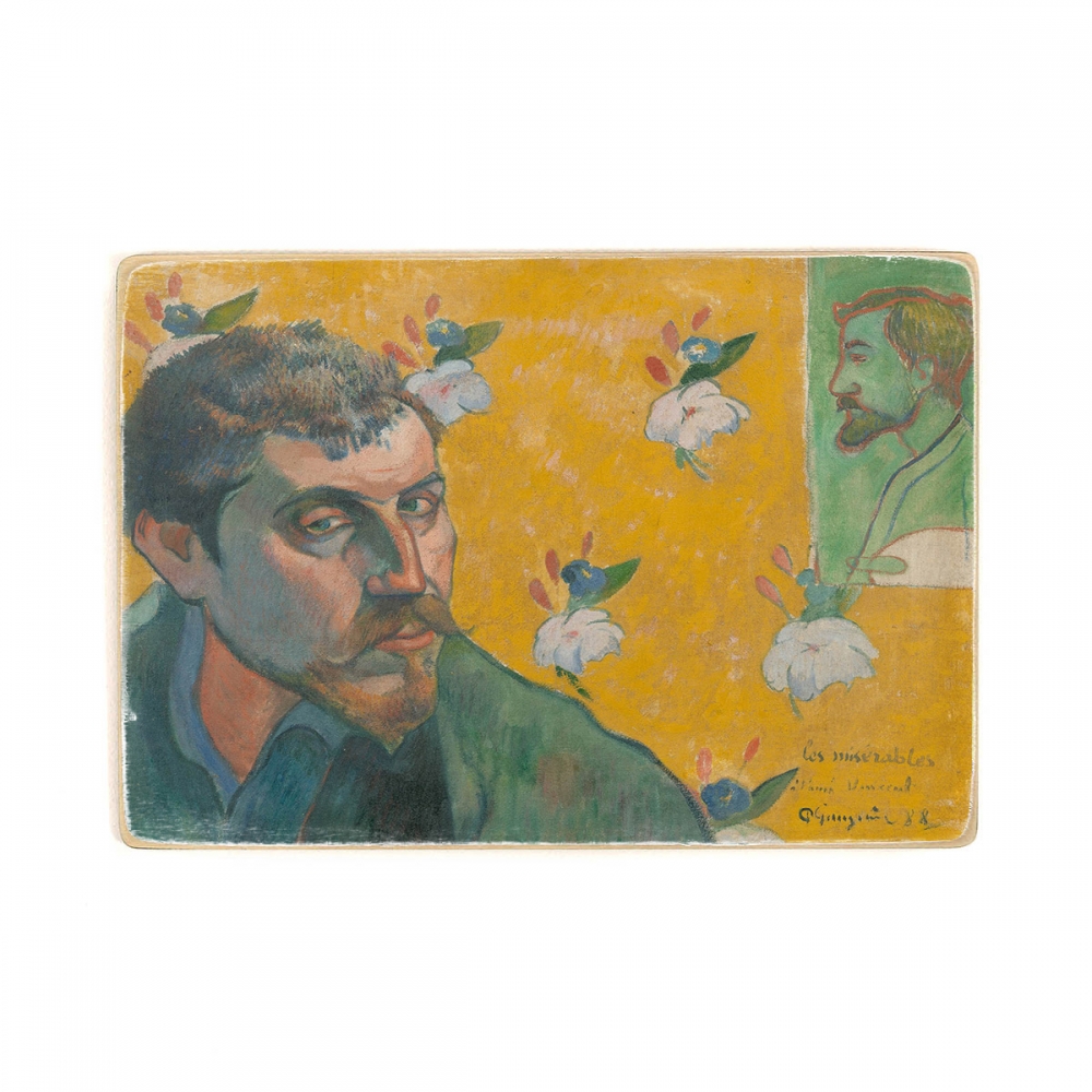 

Деревянный постер Искусство Paul Gauguin - Self-portrait with portrait of Bernard, Les Misérables А1