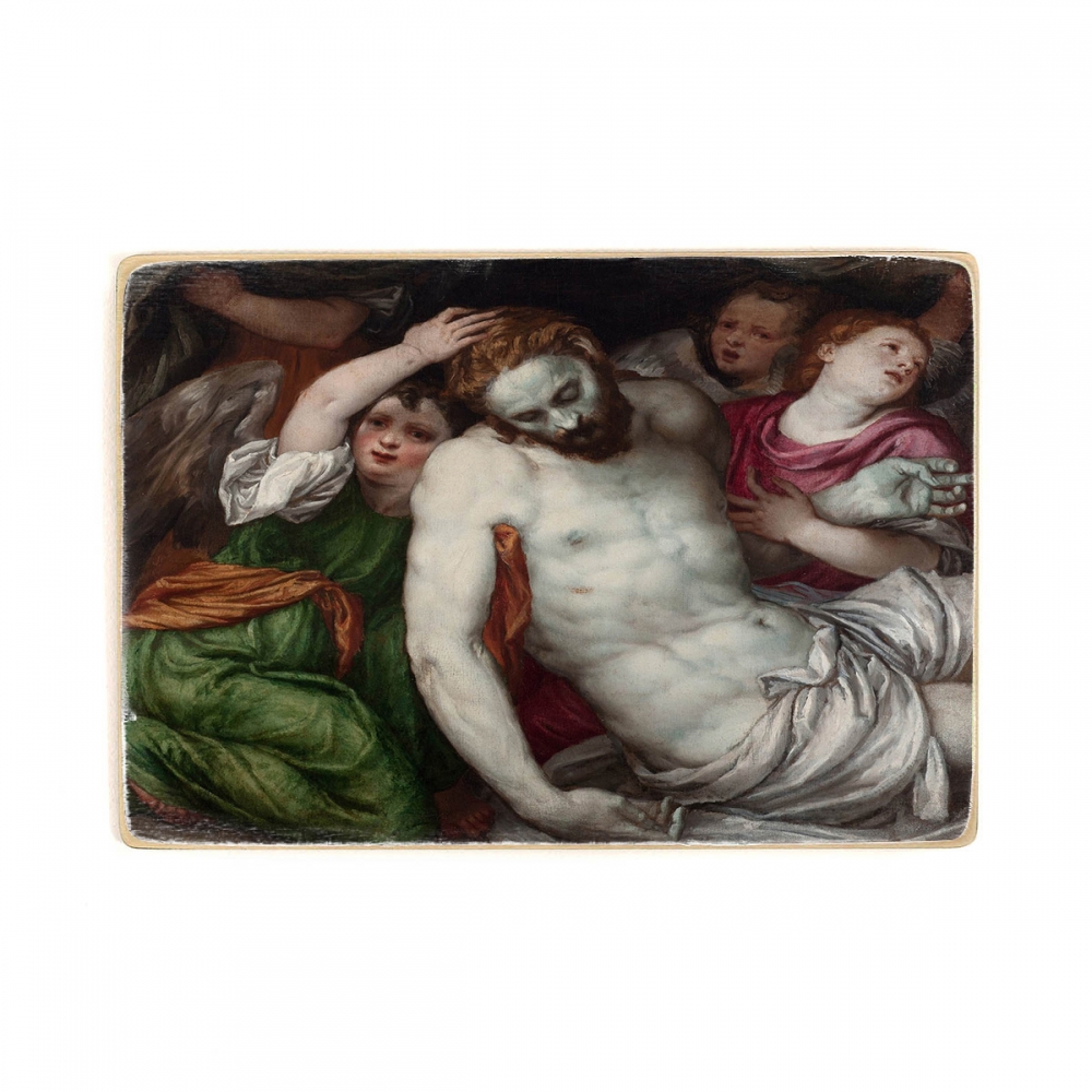

Деревянный постер Искусство Lambert Sustris - Pietà and Angels А1