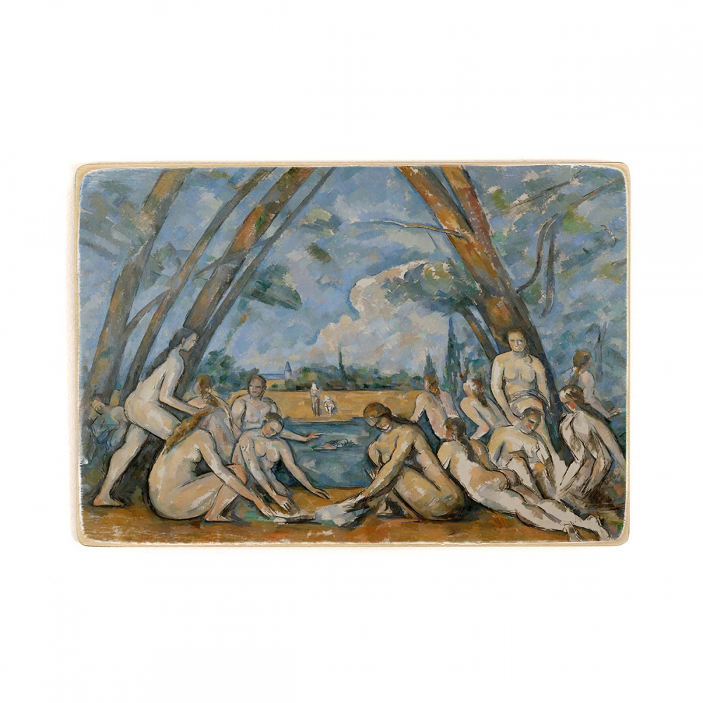 

Деревянный постер Искусство Paul Cézanne, French - The Large Bathers А2