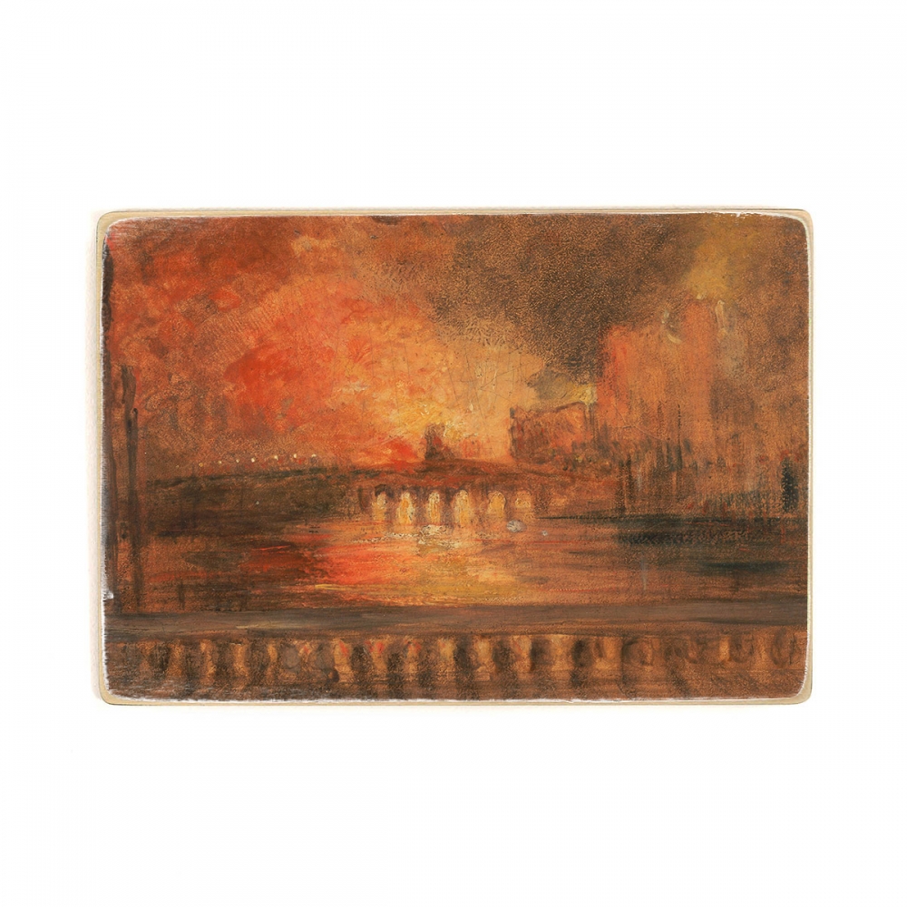 

Деревянный постер Искусство The Burning of the Houses of Parliament А1