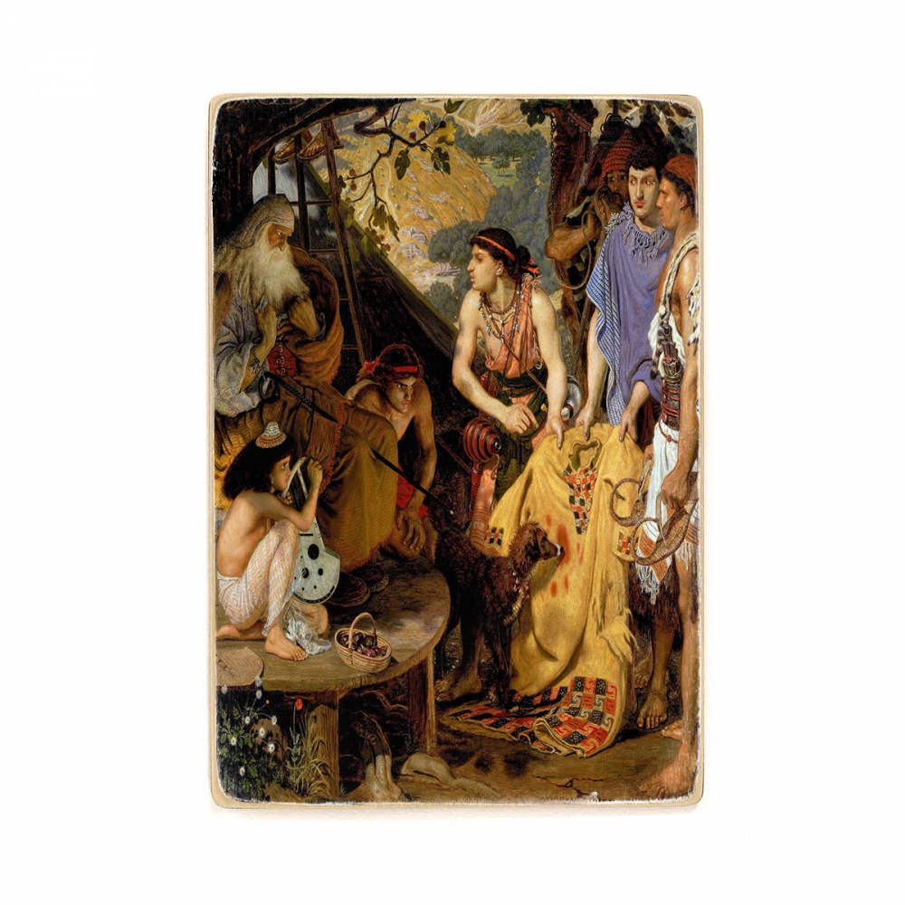 

Деревянный постер Искусство Ford Madox Brown - The Coat of Many Colours А2