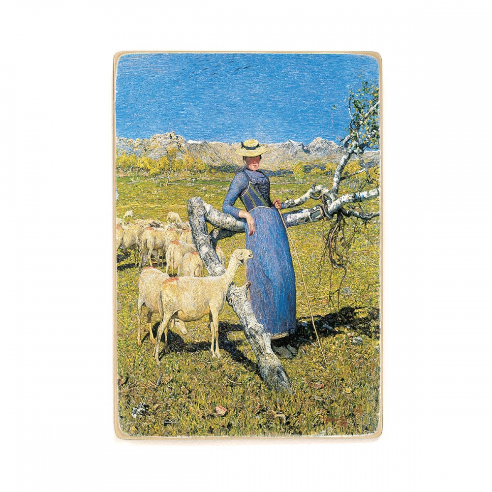

Деревянный постер Искусство Giovanni Segantini - High Noon in the Alps А2