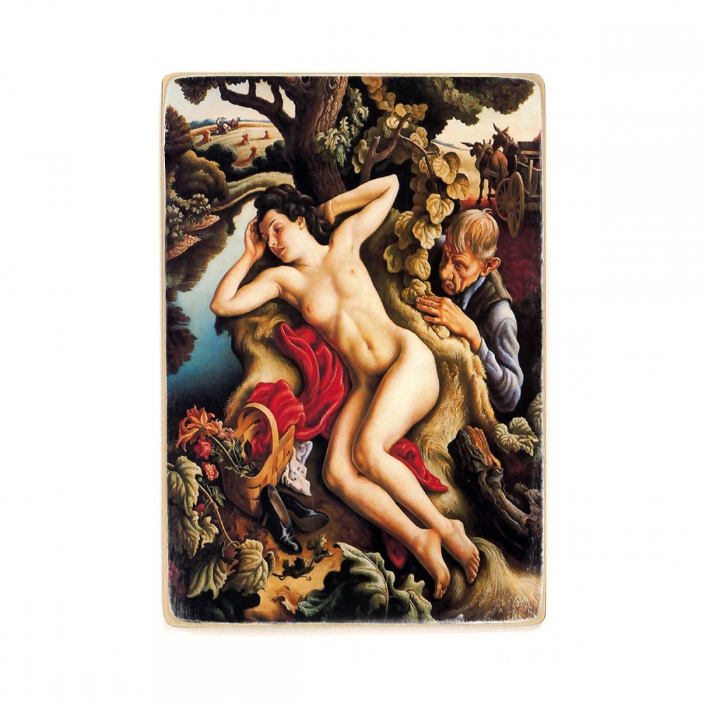 

Деревянный постер Искусство Persephone - Thomas Hart Benton (1939) А2