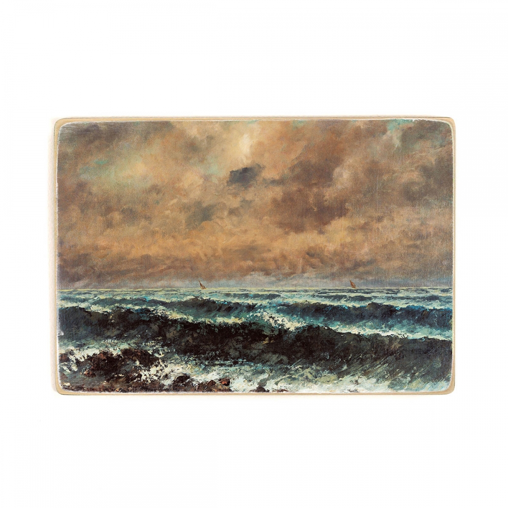 

Деревянный постер Искусство Gustave Courbet - Autumn Sea А2