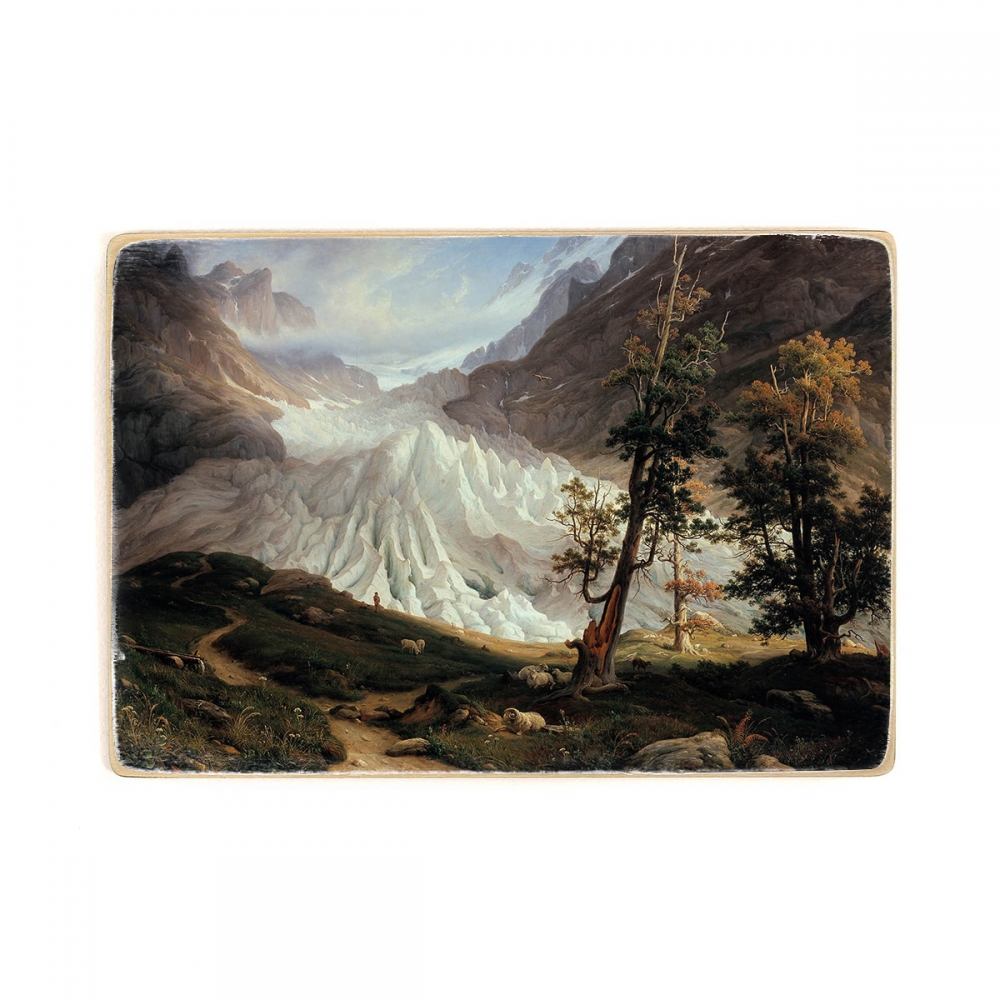 

Деревянный постер Искусство Thomas Fearnley - Grindelwaldgletscher А2
