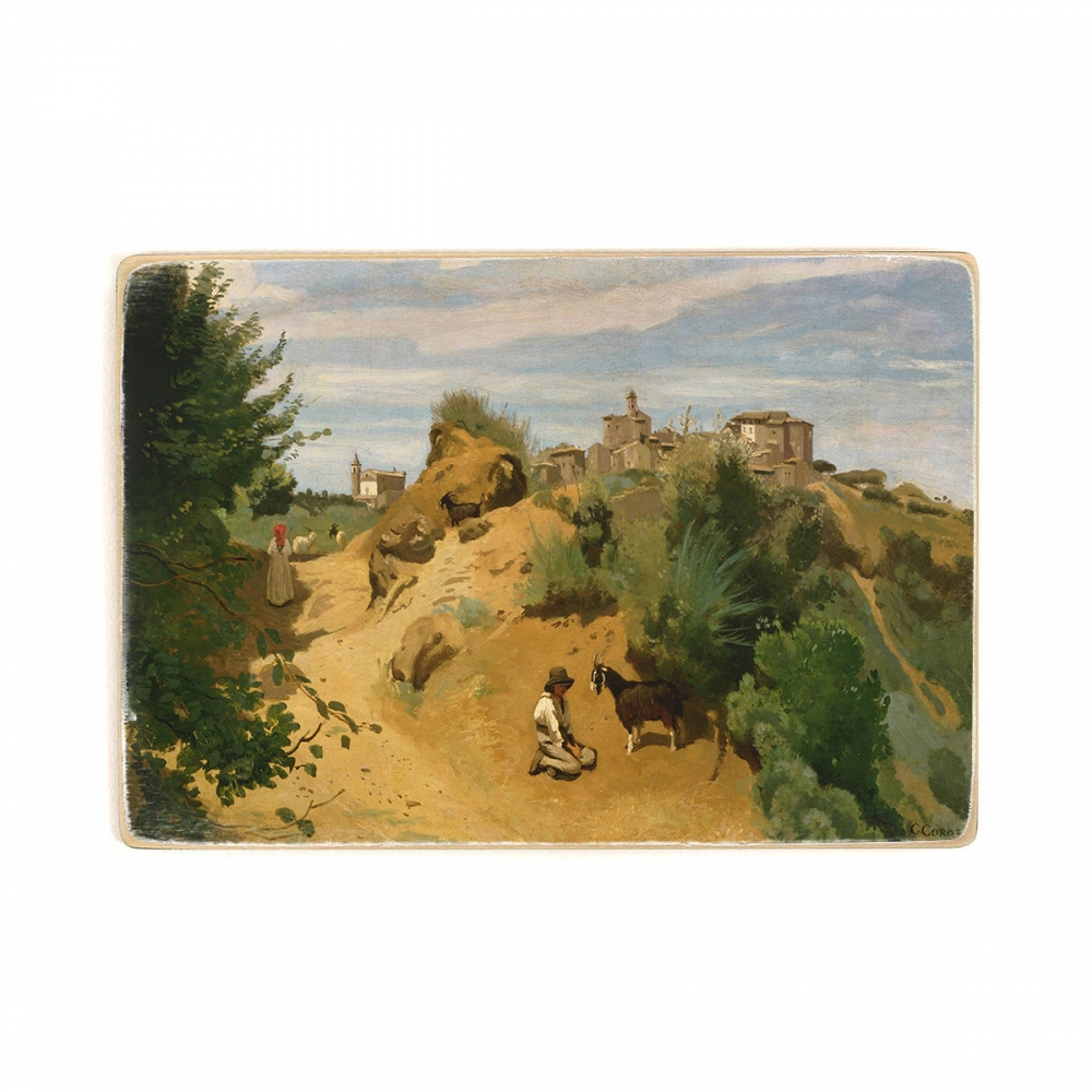 

Деревянный постер Искусство Jean-Baptiste Camille Corot - Genzano. Italian Countryside А1