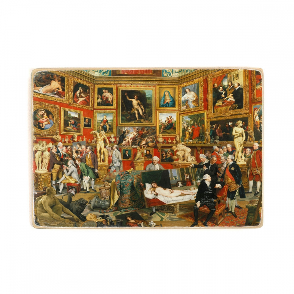 

Деревянный постер Искусство Johan Zoffany - Tribuna of the Uffizi А1
