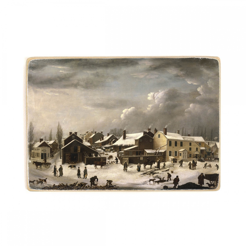 

Деревянный постер Искусство Francis Guy - Winter Scene in Brooklyn А2