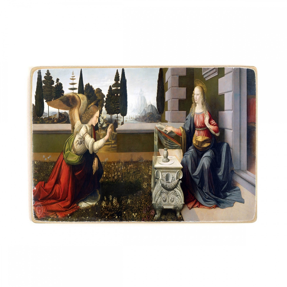 

Деревянный постер Искусство Annunciation - Leonardo da Vinci (1472) А2