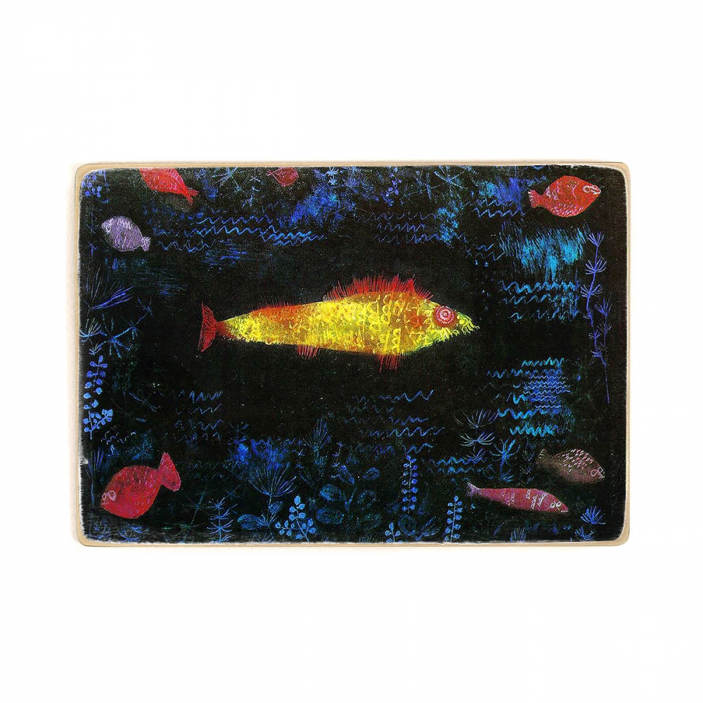 

Деревянный постер Искусство The Goldfish - Paul Klee (1925) А2