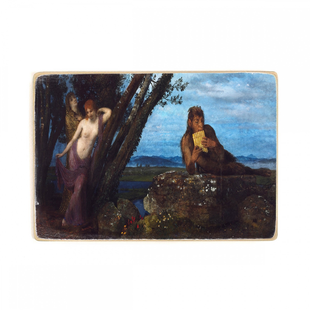 

Деревянный постер Искусство Arnold Böcklin - Spring Awakening (1880) А1