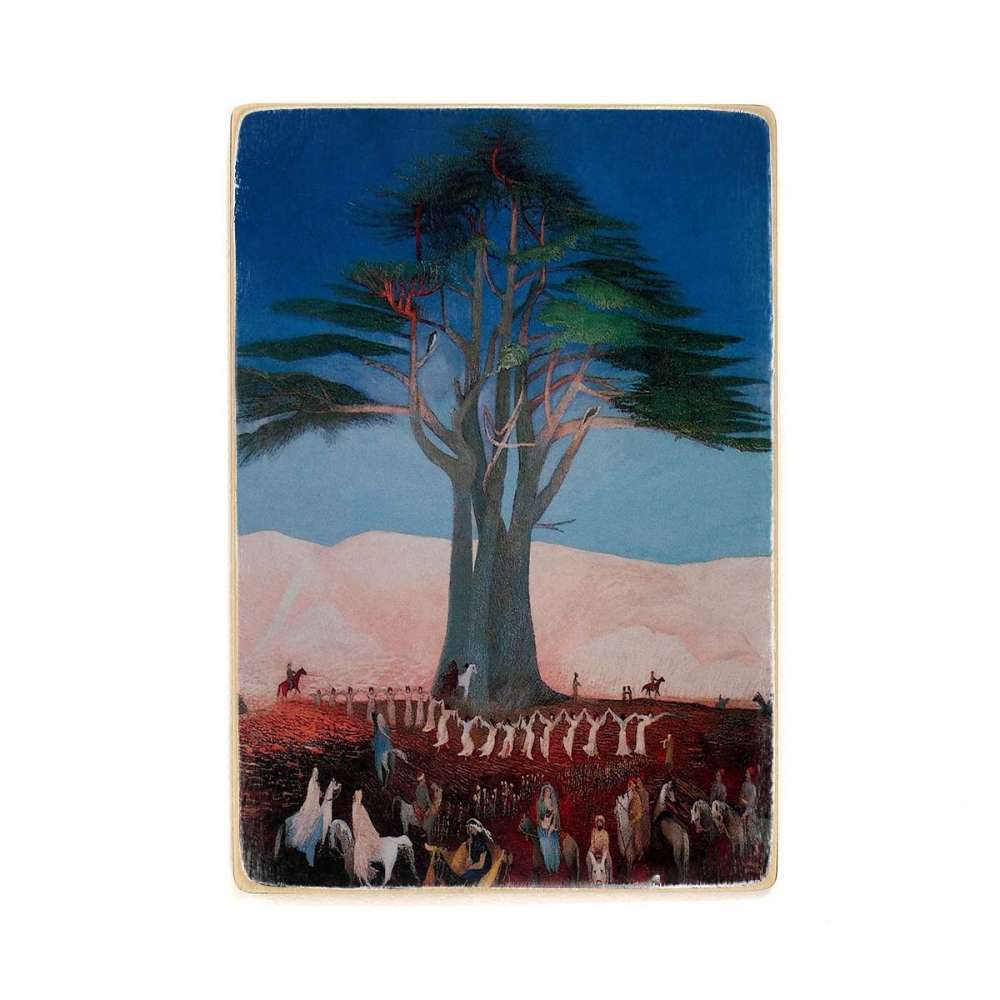 

Деревянный постер Искусство Csontváry Kosztka, Tivadar - Pilgrimage to the Cedars of Lebanon А2