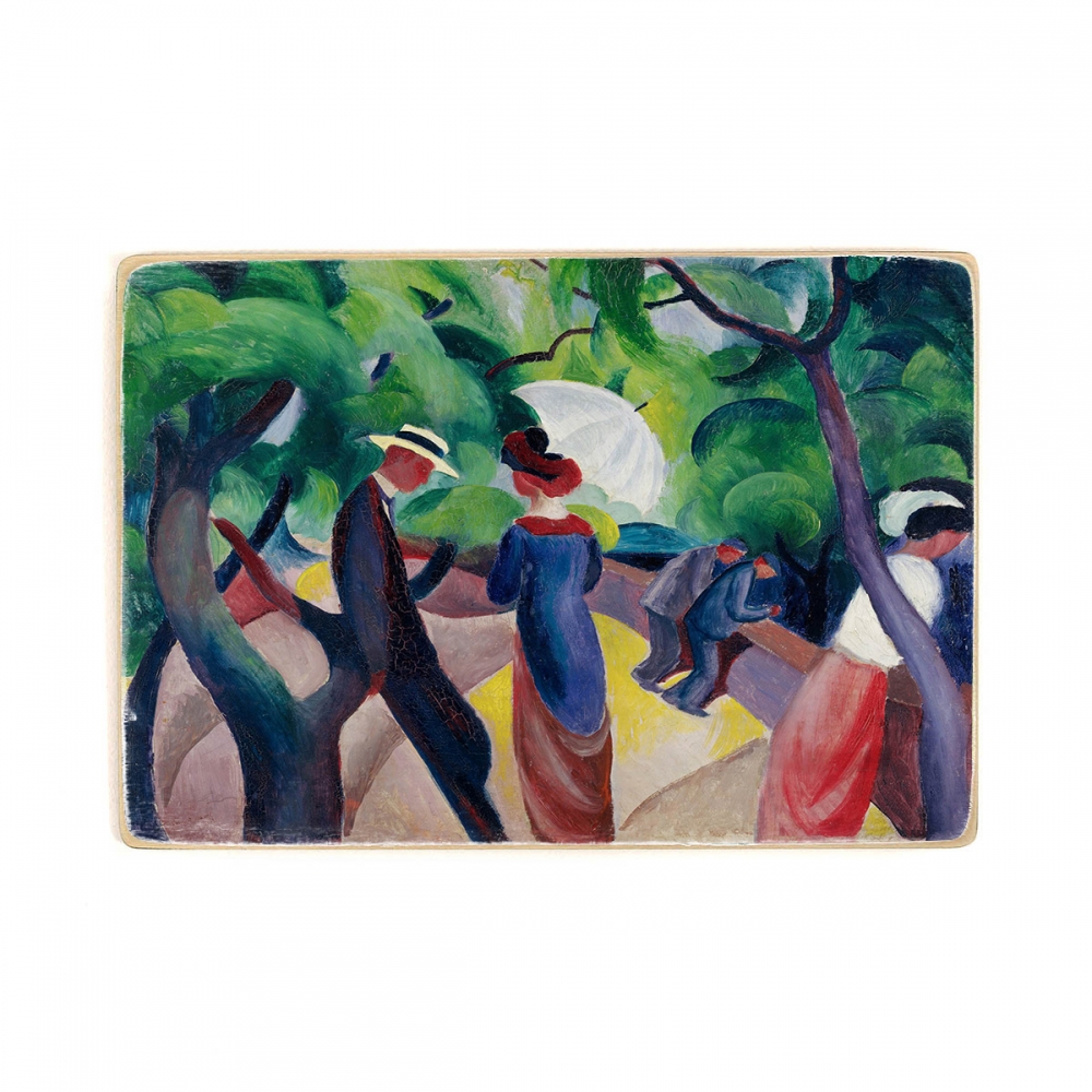 

Деревянный постер Искусство Macke, August - Promenade А1