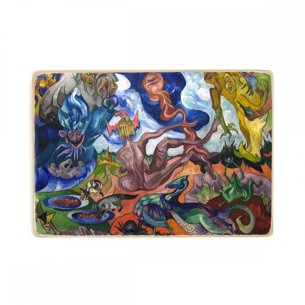 

Деревянный постер Искусство Stanisław Ignacy Witkiewicz - Tworzenie świata А2