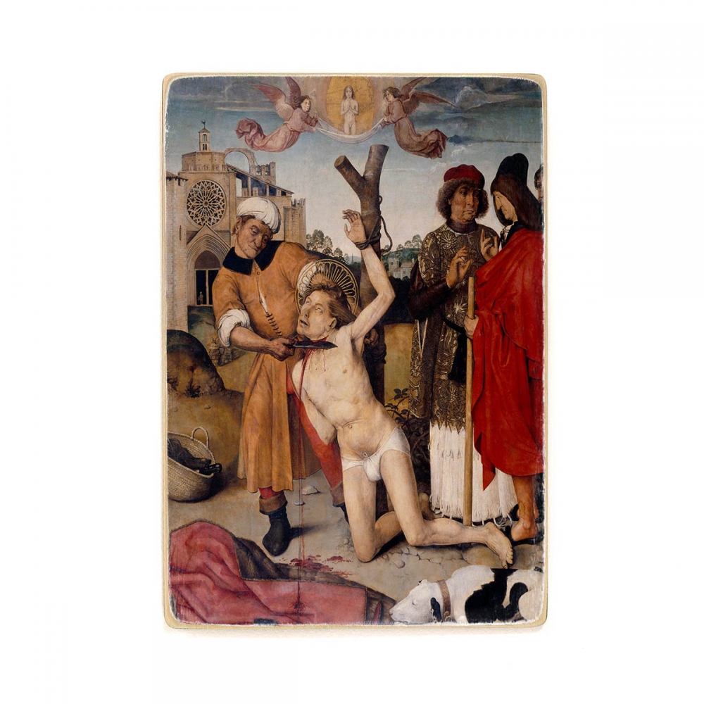 

Деревянный постер Искусство Ayne Bru - Martyrdom of Saint Cucuphas А2