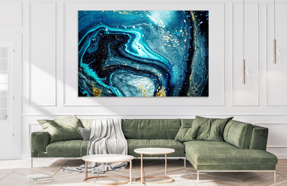 

Картина на холсте Абстракция Abstract Ocean Art 110х150 см.