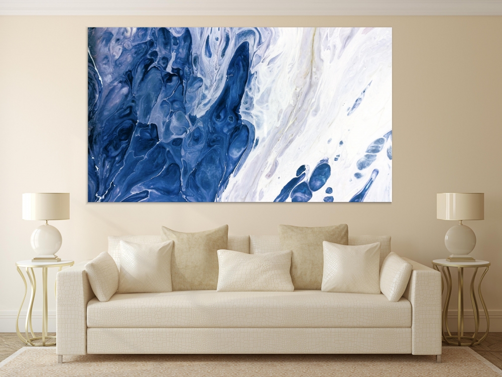 

Картина на холсте Абстракция Abstract Painting 90х180 см.