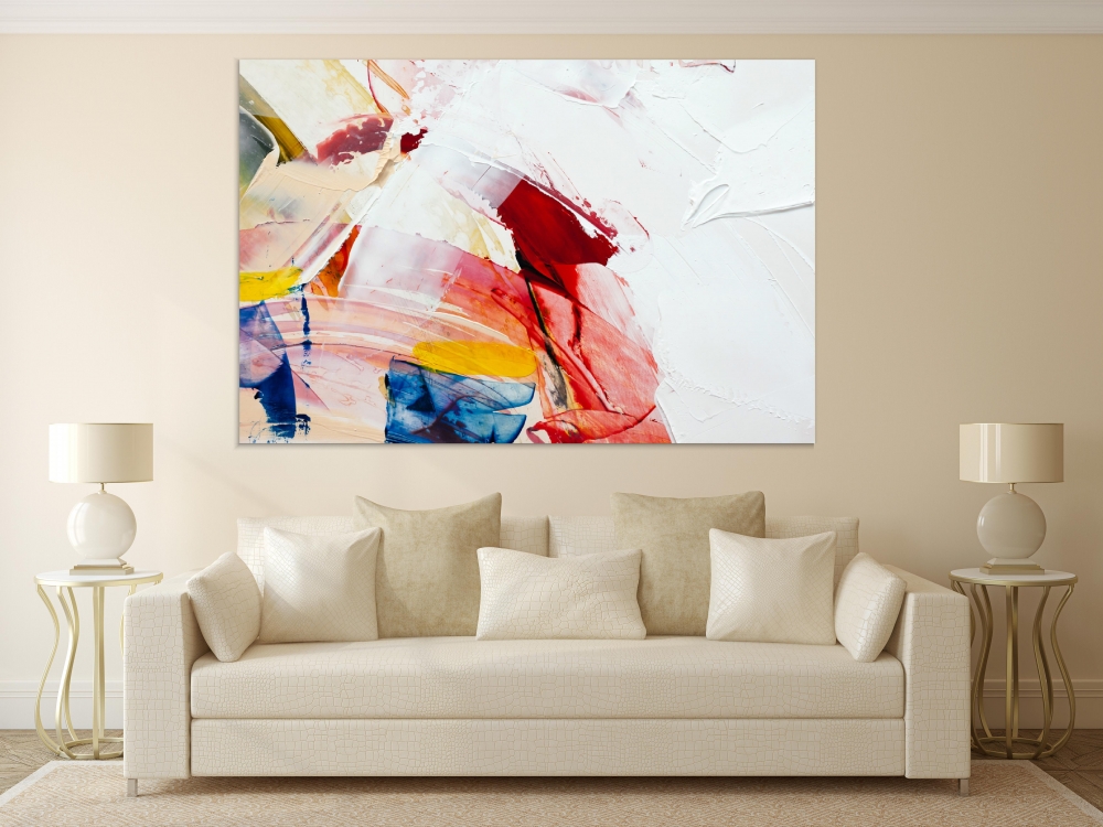 

Картина на холсте Абстракция Painted Abstract Background 110х150 см.