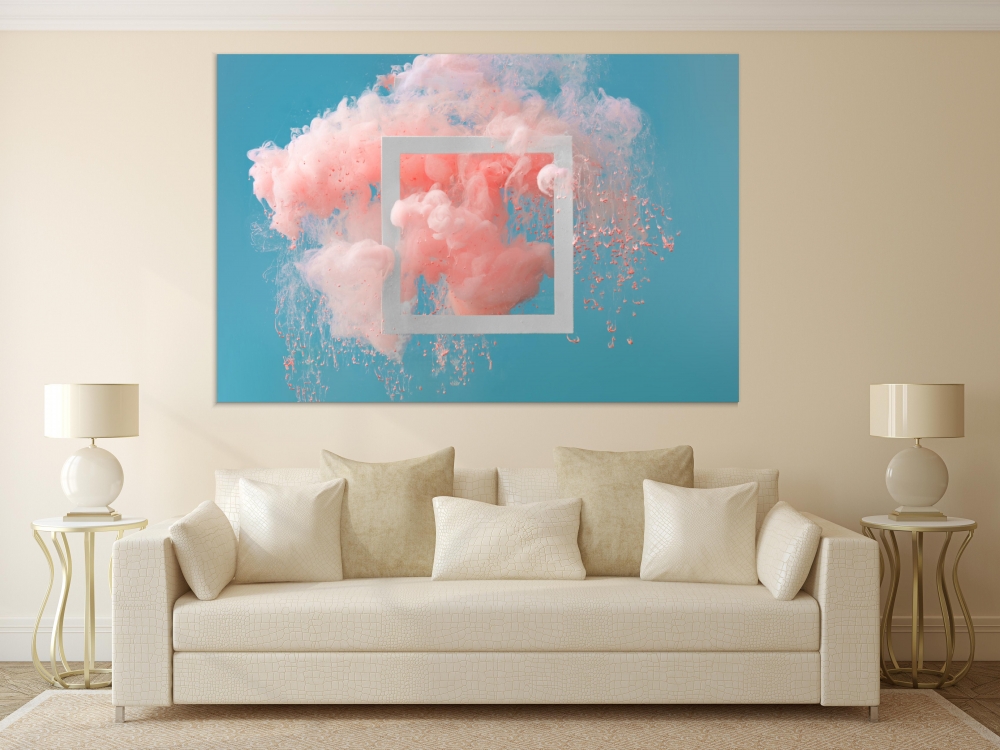 

Картина на холсте Абстракция Abstract Coral Paint 90х120 см.