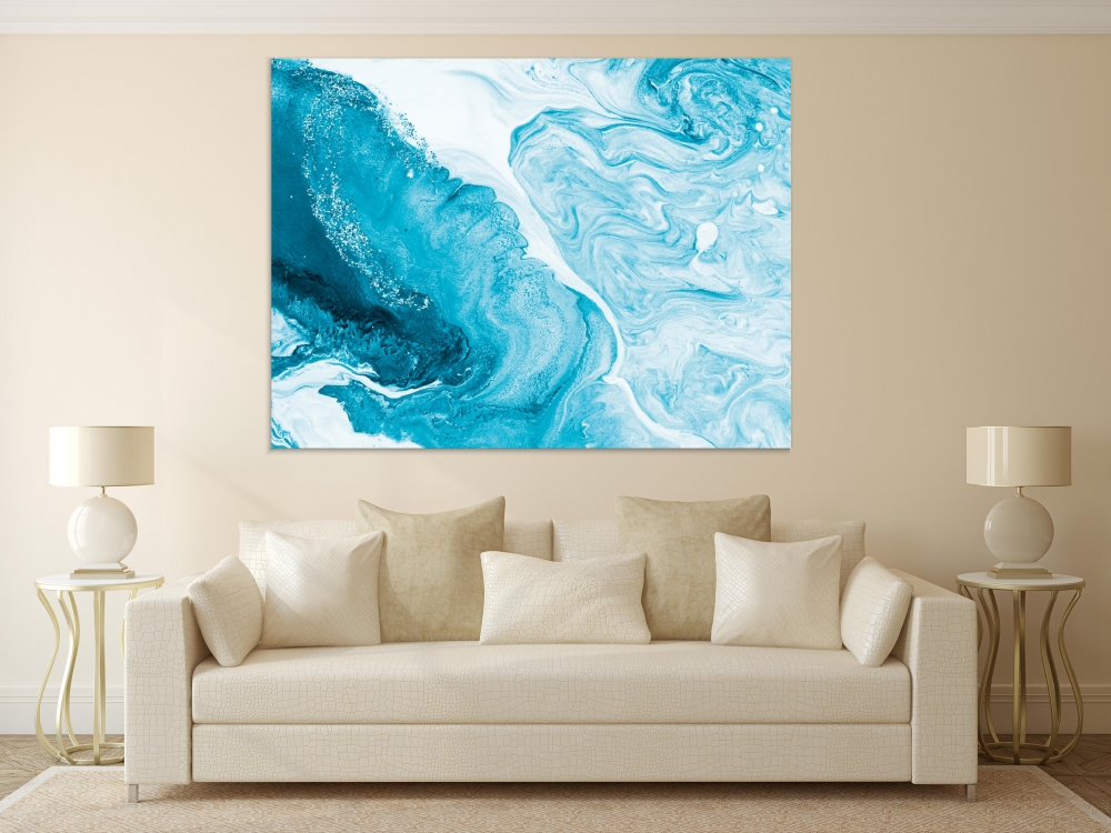 

Картина на холсте Абстракция Endless Ocean 50х65 см.