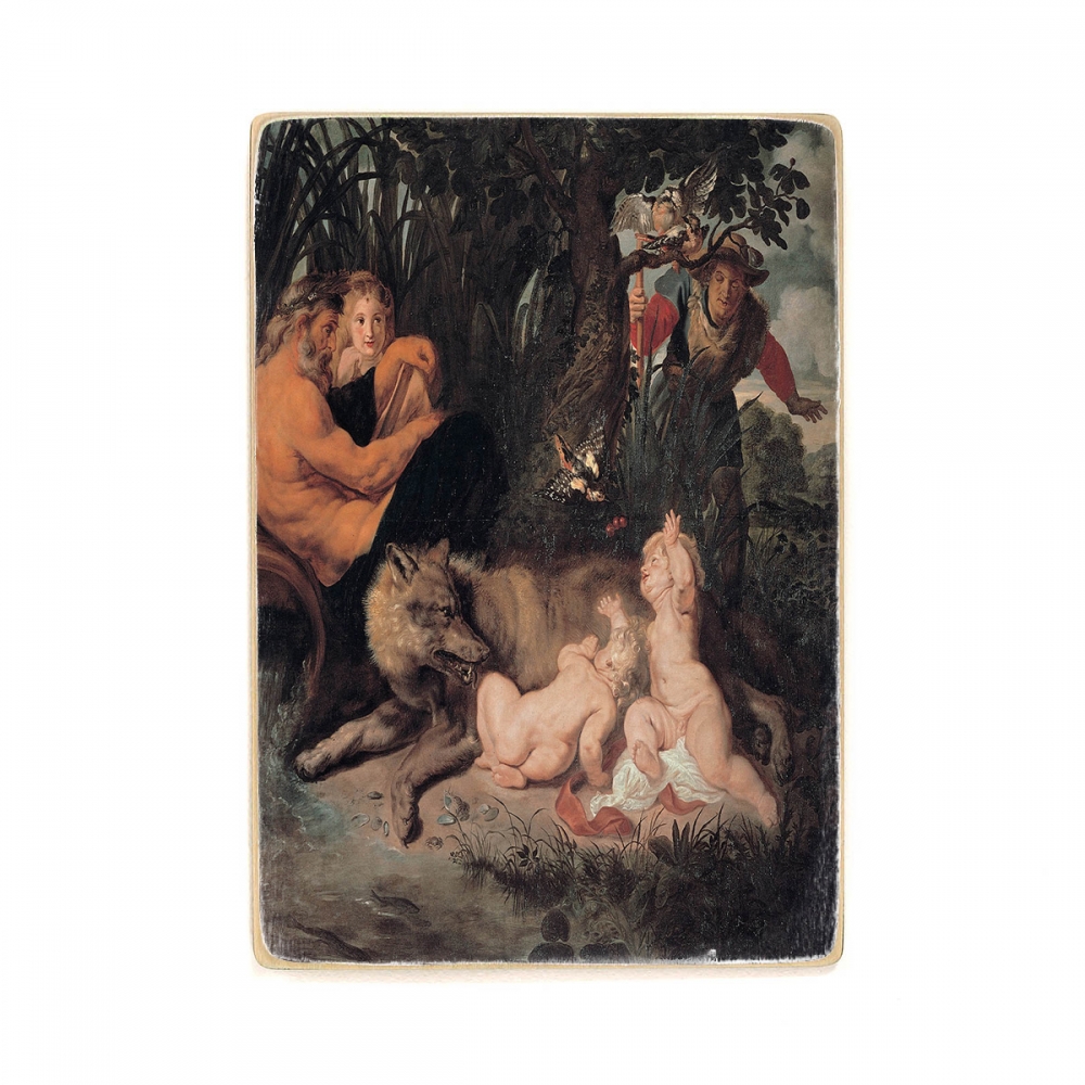 

Деревянный постер Искусство Peter Paul Rubens - Romulus and Remus А1