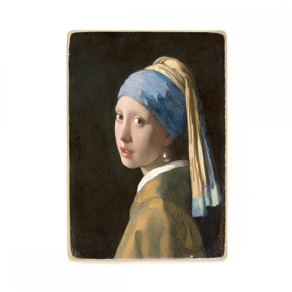 

Деревянный постер Искусство Jan Vermeer - The Girl With The Pearl Earring (1665) 2 А2