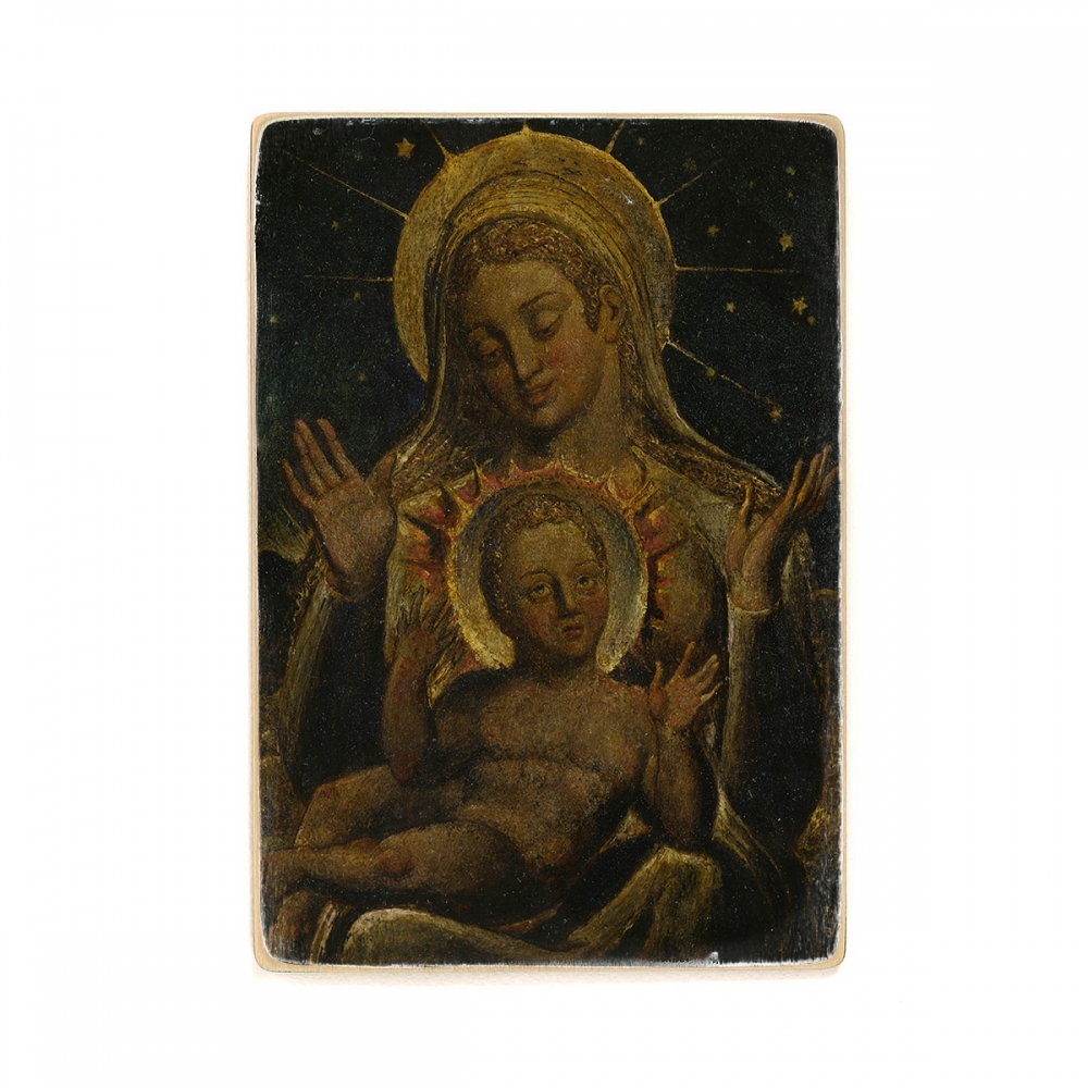 

Деревянный постер Искусство William Blake - Virgin and Child А1