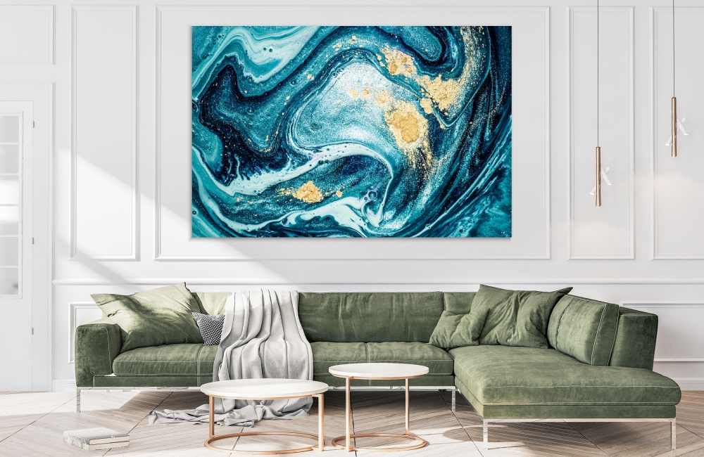 

Картина на холсте Абстракция Abstract Ocean 75х100 см.