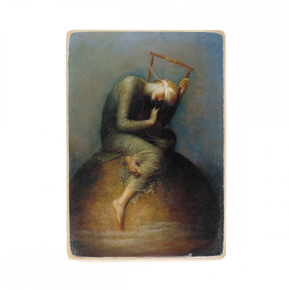 

Деревянный постер Искусство George Frederick Watts - Hope А1