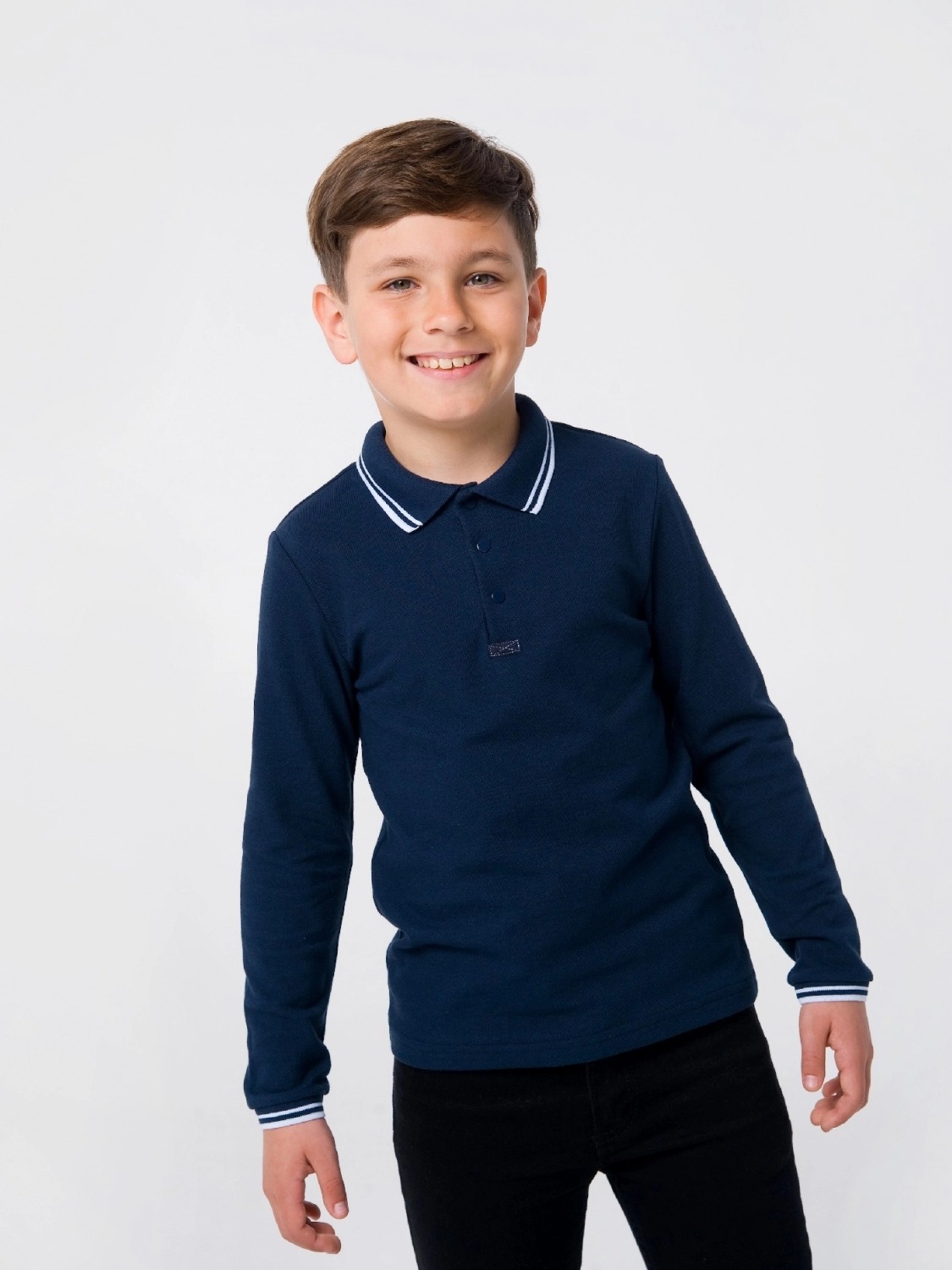 

Поло синій 114796 Smil 122