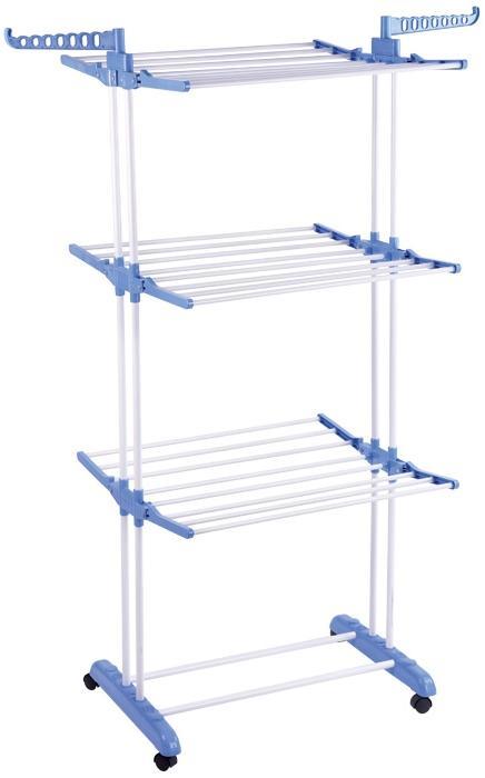 

Сушилка для белья напольная Tiers Garment Rack With Wheels Синяя
