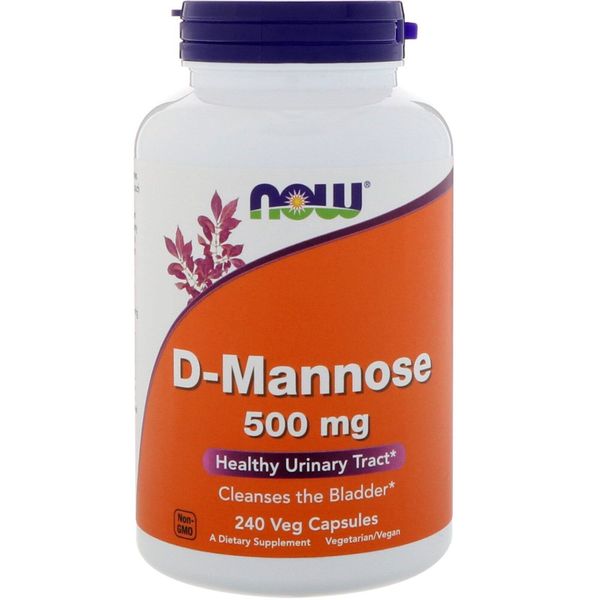 

D-Манноза D-Mannose Now Foods 500 мг 240 капсул (NF743)