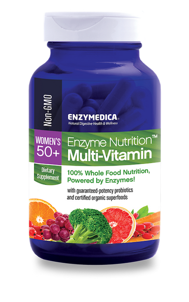 

Мультивитамины и ферменты для женщин после 50 лет Enzyme Nutrition Multi-Vitamin Women's 50 + Enzymedica 60 капсул (EM009)