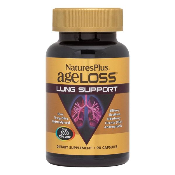 

Комплекс для поддержки легких AgeLoss Lung Support Nature's Plus 90 капсул (NP130)