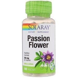 

Пассифлора Passion Flower Solaray 350 мг 100 капсул (SR071)